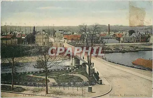 Cartes postales Le Mans - Le Pont et la Sarthe