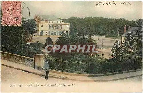 Ansichtskarte AK Le Mans - Vue vers le Theatre