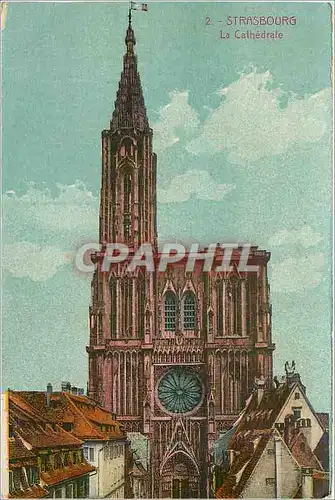 Cartes postales Strasbourg - La Cathedrale