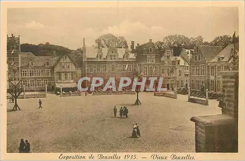 Cartes postales Exposition de Bruxelles 1935 - Vieux Bruxelles