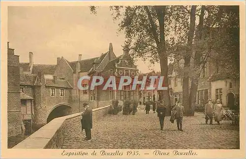 Cartes postales Exposition de Bruxelles 1935 - Vieux Bruxelles