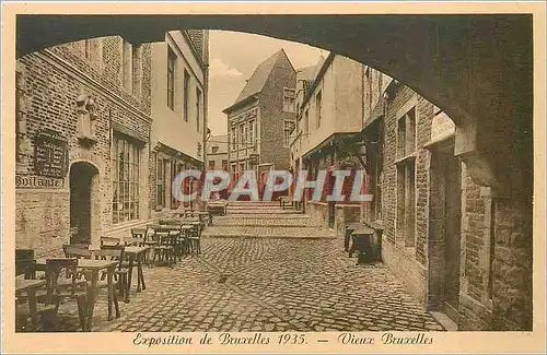 Cartes postales Exposition de Bruxelles 1935 - Vieux Bruxelles