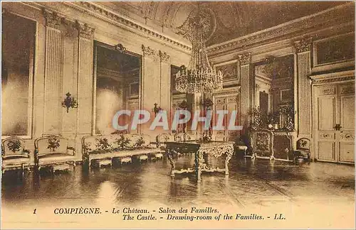 Cartes postales Compiegne - Le Chateau - Salon des Familles