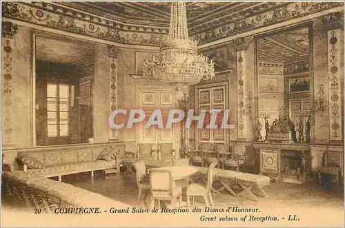 Ansichtskarte AK Compiegne - Grand Salon de Reception des Dames d'Honneur