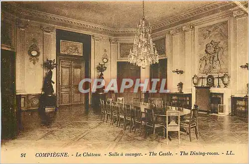 Cartes postales Compiegne - Le Chateau - Salle a manger