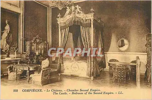 Ansichtskarte AK Compiegne - Le Chateau - Chambre Second Empire