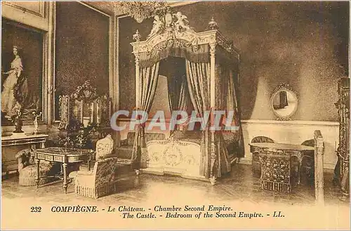 Cartes postales Compiegne - Le Chateau - Chambre Second Empire