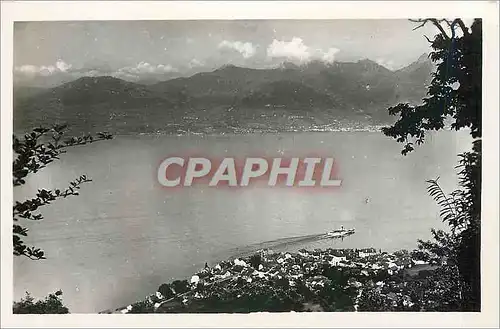 Cartes postales Saint-Gingolph et le Lac Leman vus de la route de Novel