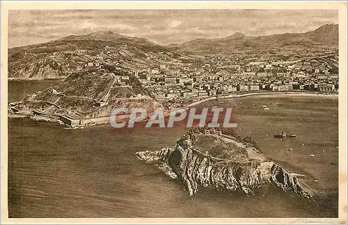 Ansichtskarte AK San Sebastian Vista desde el Monte Igueldo