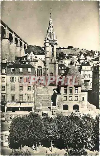 Cartes postales moderne Morlaix - L'Eglise Saint-Melaine