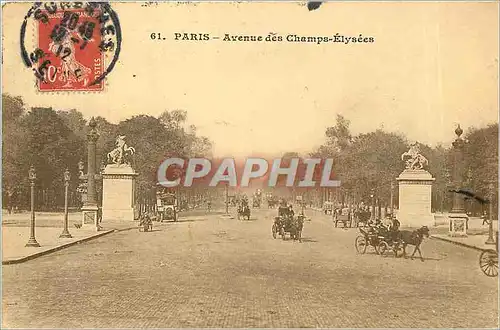 Cartes postales Paris - Avenue des Champs-Elysees