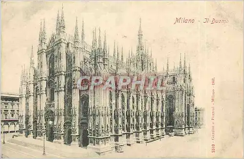 Cartes postales Milano - Il Duomo