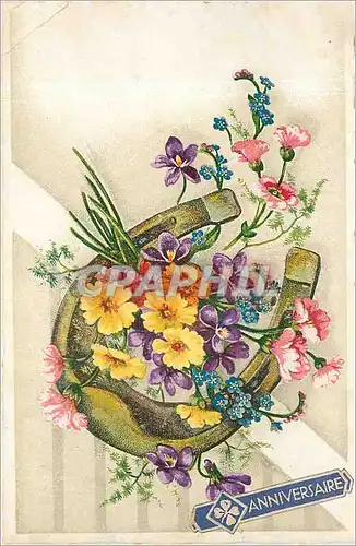 Cartes postales Anniversaire Flerus Fer a cheval