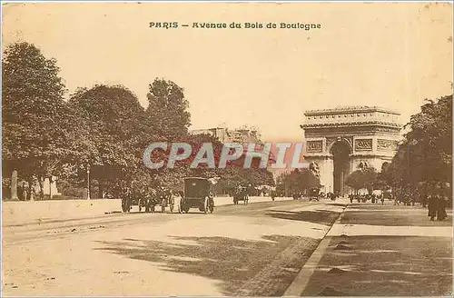 Cartes postales Paris - Avenue du Bois de Boulogne