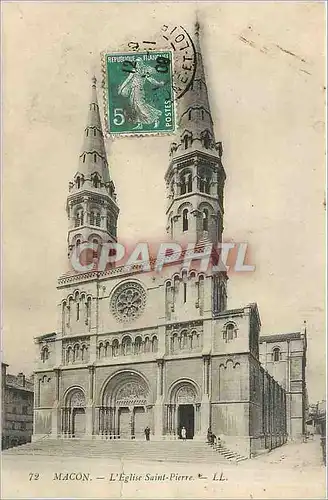 Cartes postales Macon - L'Eglise Saint-Pierre