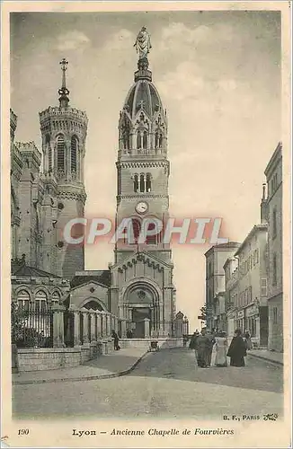 Cartes postales Lyon - Ancienne Chapelle de Fourvieres