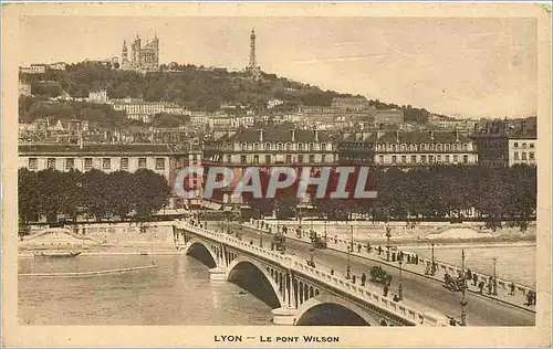 Ansichtskarte AK Lyon - Le Pont Wilson