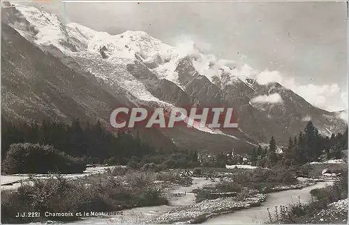 Cartes postales Chamonix et le Mont-Blanc