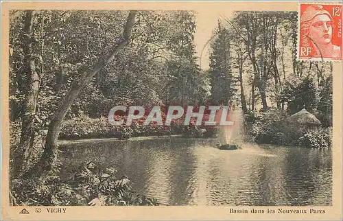 Cartes postales Vichy Bassin dans les Nouveaux Parcs