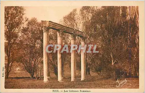 Ansichtskarte AK Riez - Les Colonnes Romaines
