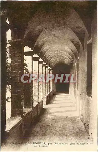 Cartes postales Notre-Dame-de-Segries par Roumoules - Le Cloitre