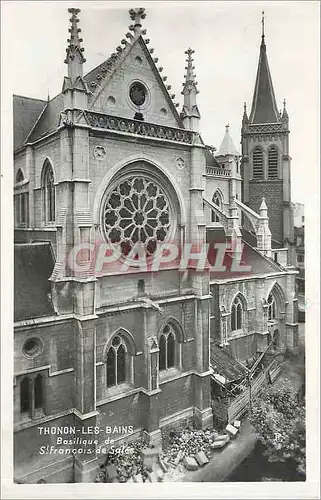 Ansichtskarte AK Thonon-les-Bains Basilique de St. Francois de Sales