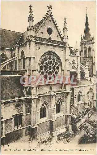 Cartes postales Thonon-les-Bains - Basilique Saint-Francois de Sales