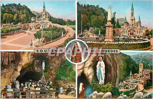 Cartes postales Souvenir de Lourdes