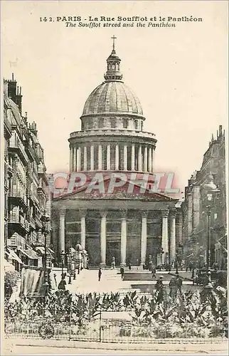 Cartes postales Paris - La rue Soufflot et le Pantheon