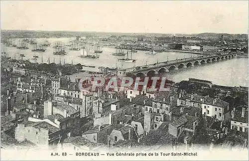 Cartes postales Bordeaux - Vue Generale prise de la Tour Saint-Michel