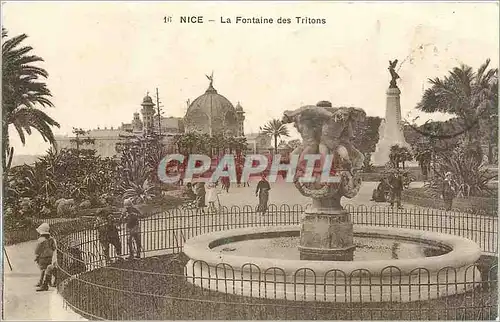 Cartes postales Nice - La Fontaine des Tritons