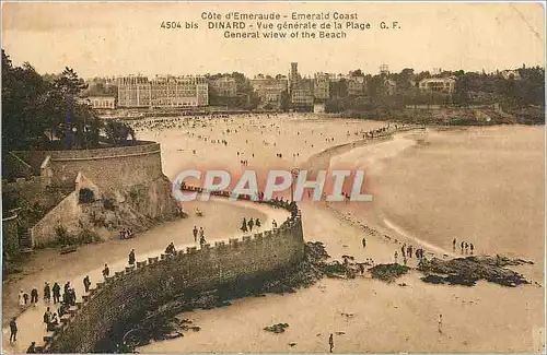 Ansichtskarte AK Dinard - Vue generale de la Plage