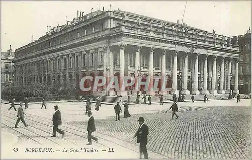 Cartes postales Bordeaux - Le Grand Theatre