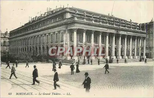 Cartes postales Bordeaux - Le Grand Theatre