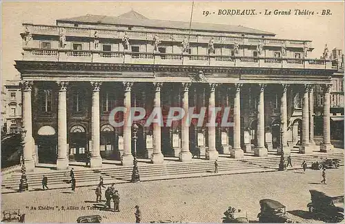 Cartes postales Bordeaux - Le Grand Theatre