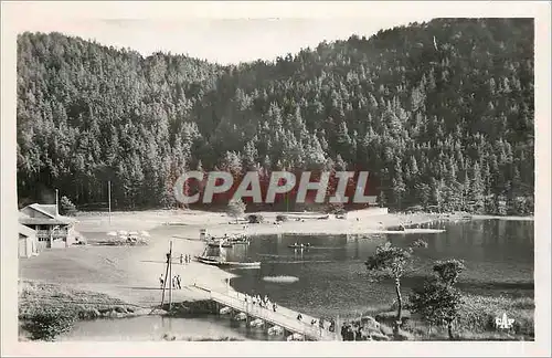 Cartes postales Lac Chambon - Vue generale de la Plage