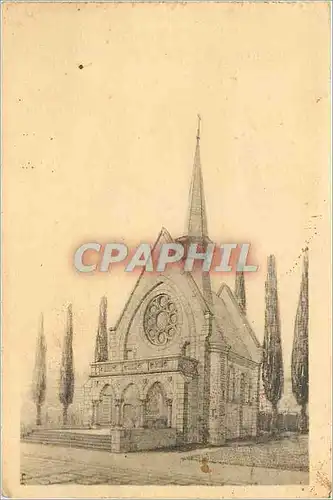 Cartes postales Hebuterne - Perspective d'ensemble de la future Chapelle commemorative