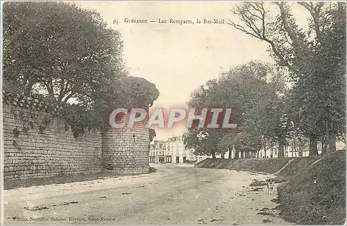 Ansichtskarte AK Guerande - Les Remparts le Bas-Mail