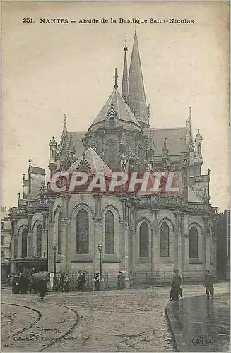 Cartes postales Nantes - Abside de la Basilique Saint-Nicolas