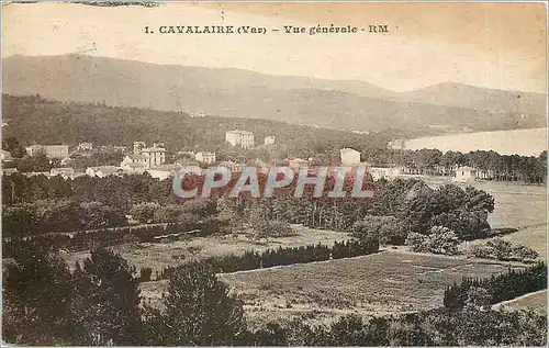 Cartes postales Cavalaire - Vue generale