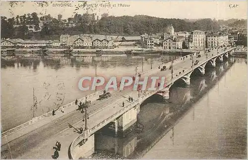 Cartes postales Bayonne - Le Pont St. Esprit et l'Adour