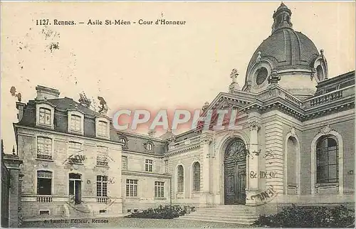 Cartes postales Rennes - Asile St-Meen - Cour d'Honneur