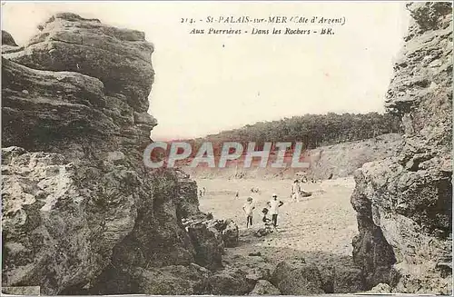 Ansichtskarte AK St-Palais-sur-Mer Dans les Rochers