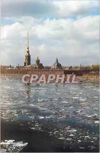 Cartes postales moderne Leningrad View of SS Peter Paul Fortress