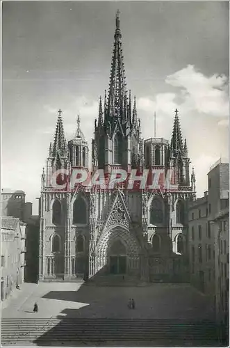 Cartes postales Barcelona - The Cathedral. Main facade