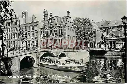 Cartes postales Amsterdam Grimburgwal. House on the Three Canals
