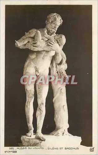 Cartes postales Musee du Louvre - Silene et Bacchus