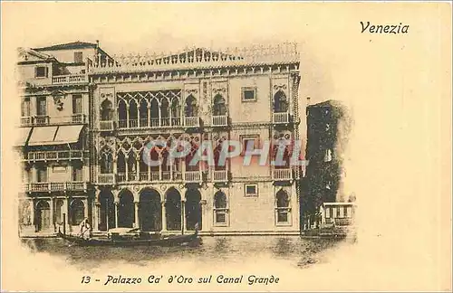 Cartes postales Venezia Palazzo Ca' d'Oro sul Canal Grande