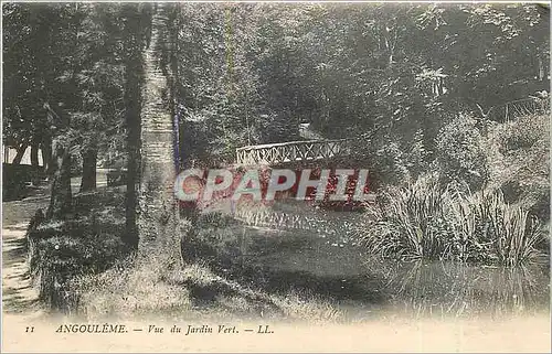 Ansichtskarte AK Angouleme - Vue du Jardin Vert