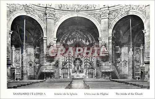 Cartes postales moderne Santuario de Loyola The inside of the Church